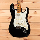 Fender Custom Shop 1956 Stratocaster Journeyman Relic electric guitar aged black with maple neck and single-coil pickups