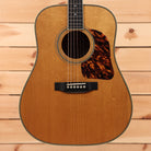 Gallagher Doc Watson Custom dreadnought acoustic guitar natural torrefied finish tortoiseshell pickguard
