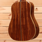 Gallagher Doc Watson Custom dreadnought acoustic guitar torrefied natural with cream binding