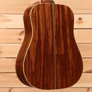 Gallagher Doc Watson Custom dreadnought acoustic guitar torrefied natural finish with cream binding