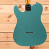 Fender Custom Shop Limited Tomatillo Double Esquire Relic - Aged Teal Green Metallic