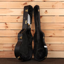 Gallagher Custom GA Bodock acoustic guitar Dark Tobacco Burst with gold hardware and black velvet interior case