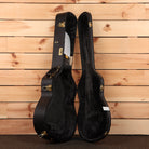 Gallagher Custom GA Bodock acoustic guitar Dark Tobacco Burst with gold hardware and black velvet interior case