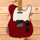Fender Custom Shop Limited Reverse 50s Telecaster relic electric guitar Cimarron Red with single-coil pickups