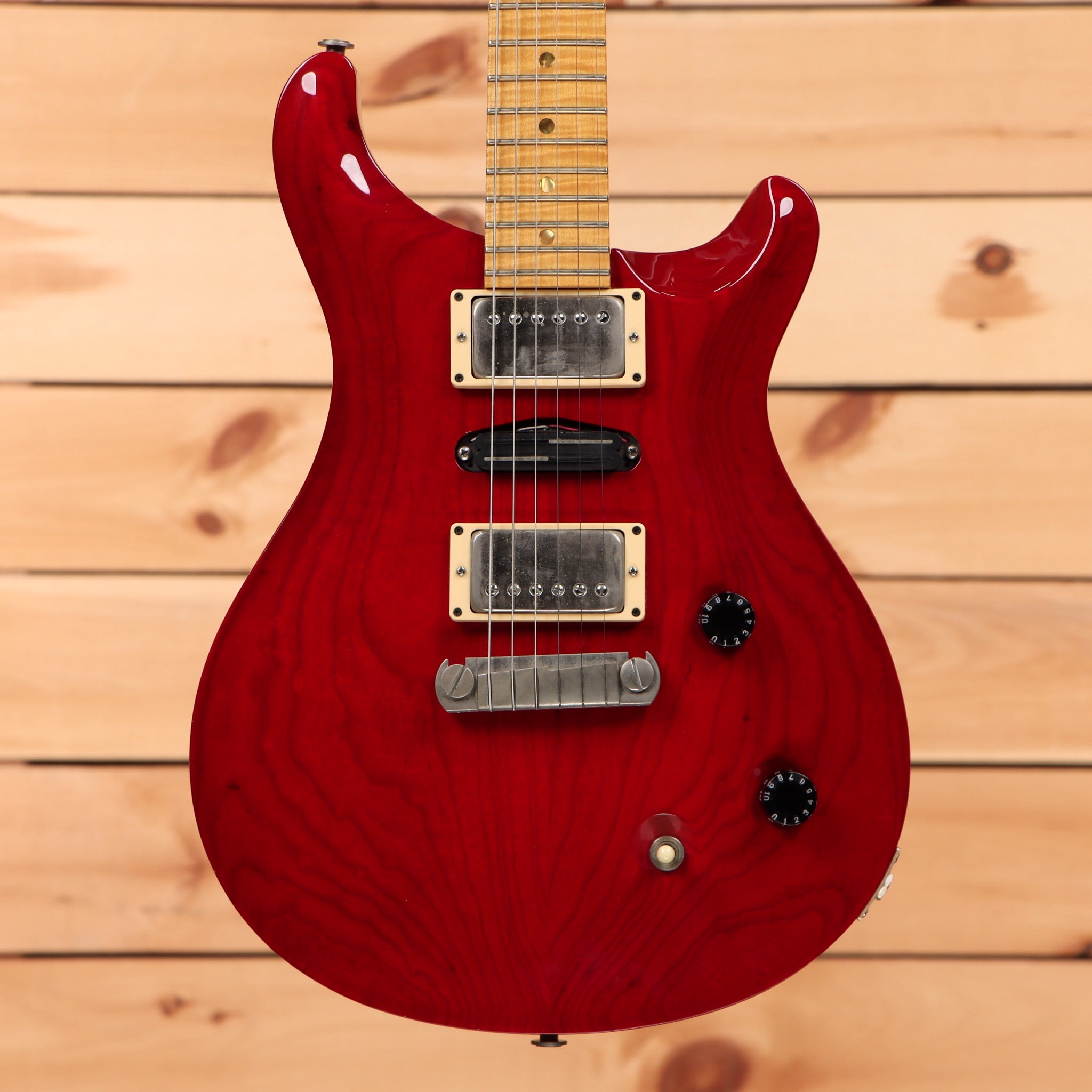 Paul Reed Smith Swamp Ash Special vintage cherry electric guitar with dual humbucker pickups and maple neck