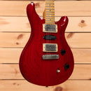Paul Reed Smith Swamp Ash Special electric guitar vintage cherry with dual humbucker pickups and maple fretboard