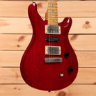 Paul Reed Smith Swamp Ash Special electric guitar vintage cherry with dual humbucker pickups and maple fretboard