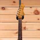 Shabat Namm Puma Ocean Turquoise electric guitar with flame maple top and rosewood fretboard