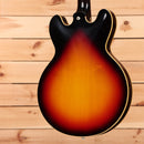 Gibson Limited 1958 ES-335 Reissue Murphy Lab light aged Triburst semi-hollow electric guitar with gold binding