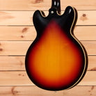 Gibson Limited 1958 ES-335 Reissue Murphy Lab light aged Triburst semi-hollow electric guitar with gold binding