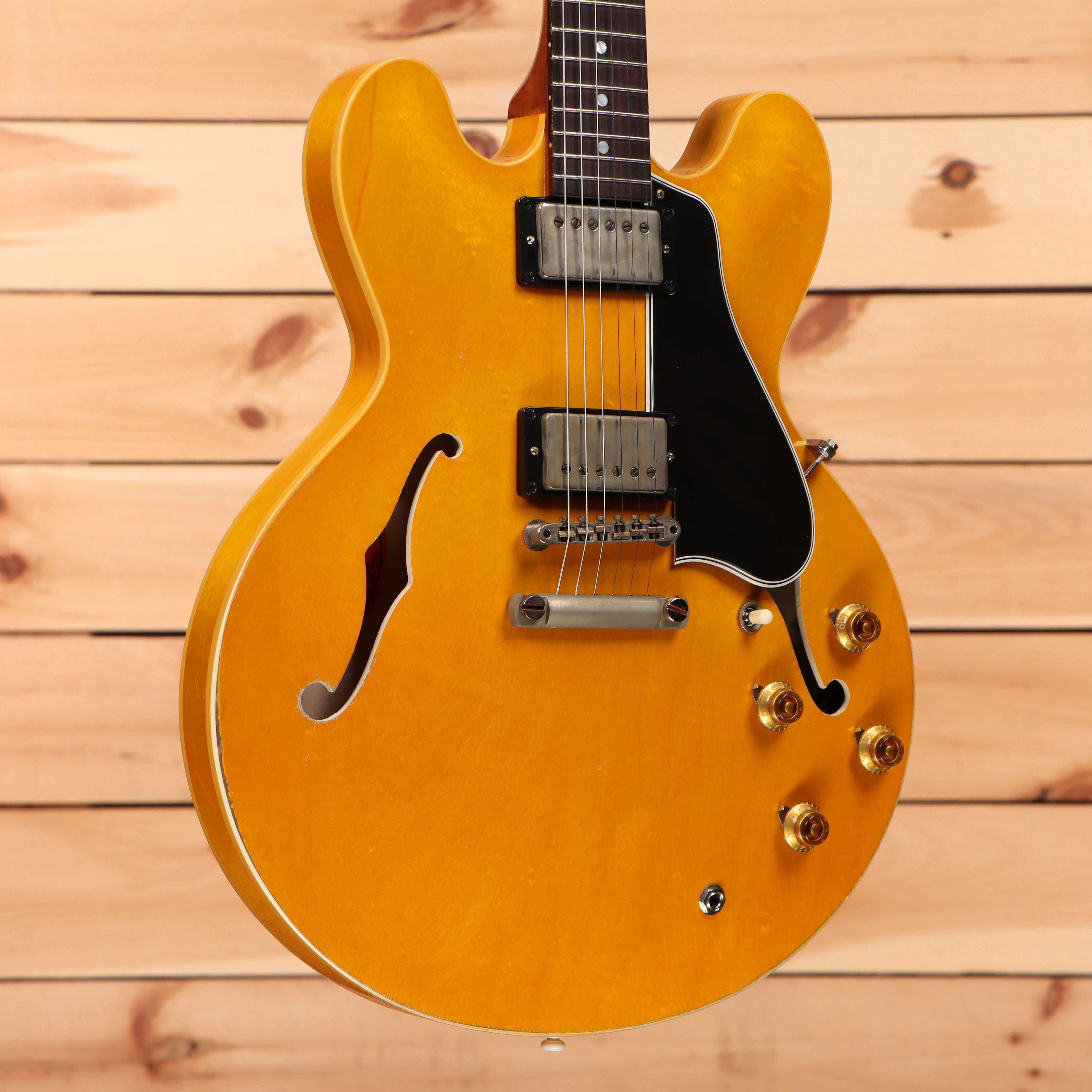 Gibson 1958 ES-335 Reissue Murphy Lab semi-hollow electric guitar dirty blonde with gold hardware