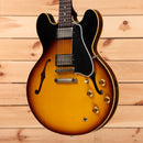 Gibson 1958 ES-335 Reissue Murphy Lab semi-hollow electric guitar Faded Tobacco Burst with gold hardware