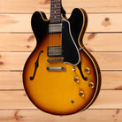 Gibson 1958 ES-335 Reissue Murphy Lab semi-hollow electric guitar Faded Tobacco Burst with gold hardware