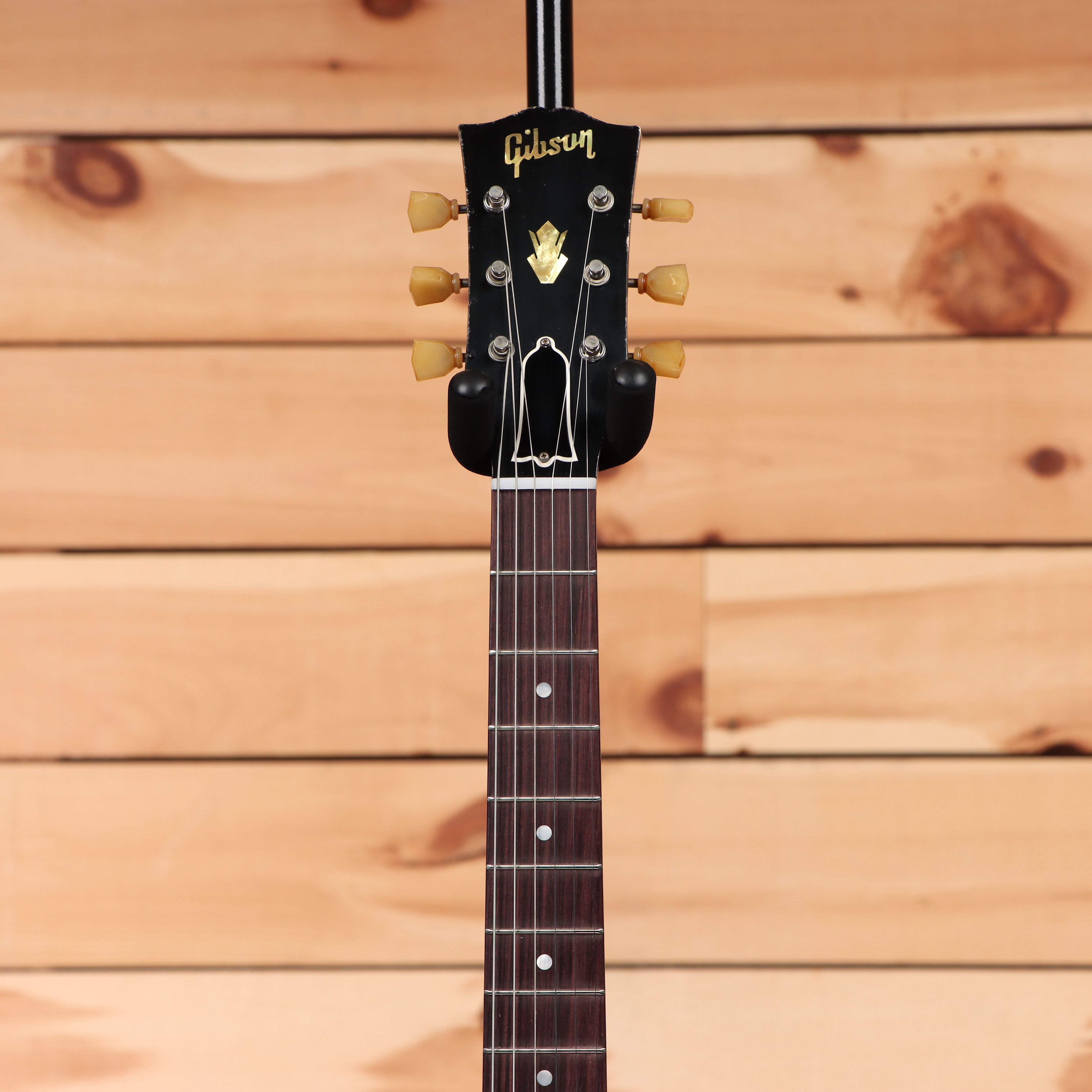 Gibson 1958 ES-335 Reissue Murphy Lab Heavy Aged semi-hollow electric guitar faded tobacco burst with gold tuners