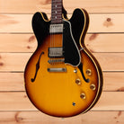 Gibson 1958 ES-335 Reissue Murphy Lab semi-hollow electric guitar faded tobacco burst with dual humbuckers