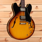 Gibson 1958 ES-335 Reissue Murphy Lab semi-hollow electric guitar Faded Tobacco Burst with gold hardware