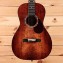 Eastman E1P The Bluesmaster Limited Edition Classic acoustic guitar with dark red finish and rosewood fretboard