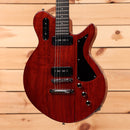 Eastman Juliet P90 semi-hollow electric guitar vintage red with P90 pickups and black pickguard