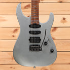 Charvel USA Select DK24 HSS electric guitar Quicksilver with tremolo bridge and black pickguard
