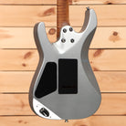 Charvel USA Select DK24 HSS electric guitar Quicksilver with dual humbucker and single-coil pickups