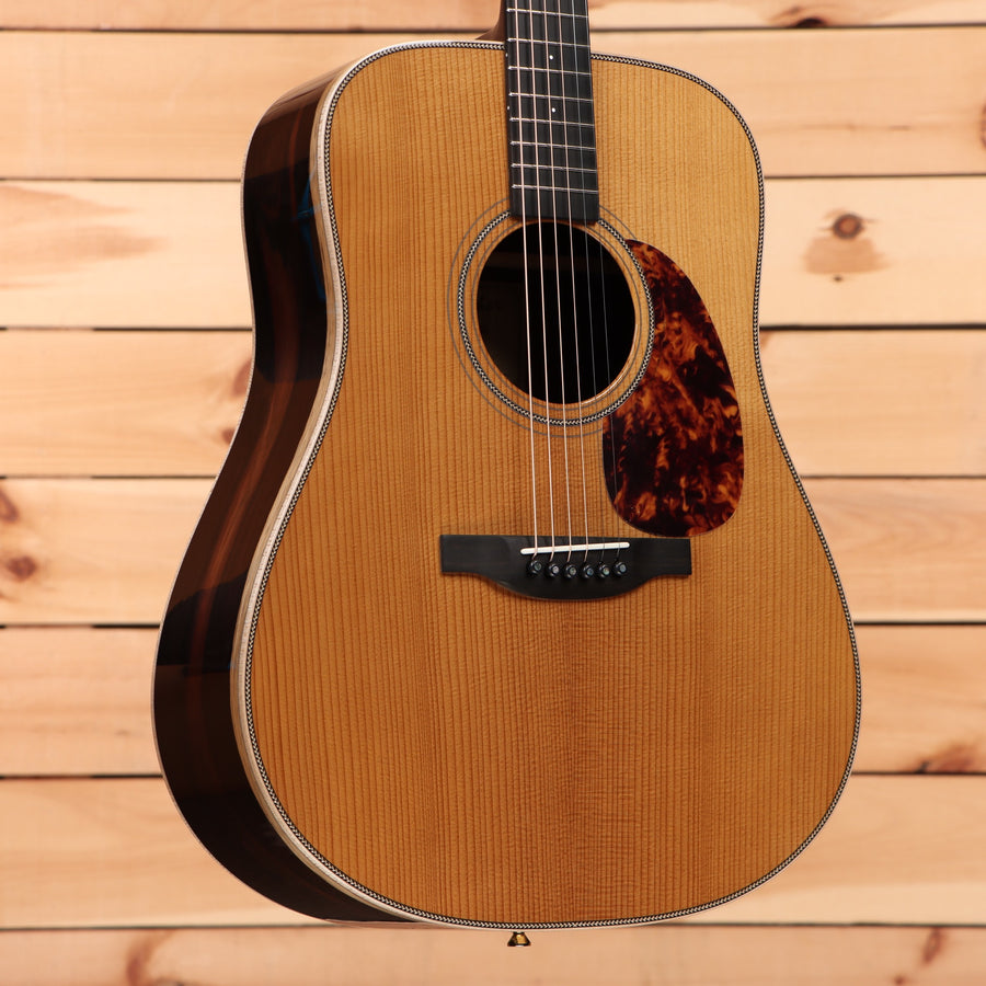 Boucher BG252G dreadnought acoustic guitar natural finish with tortoiseshell pickguard and binding