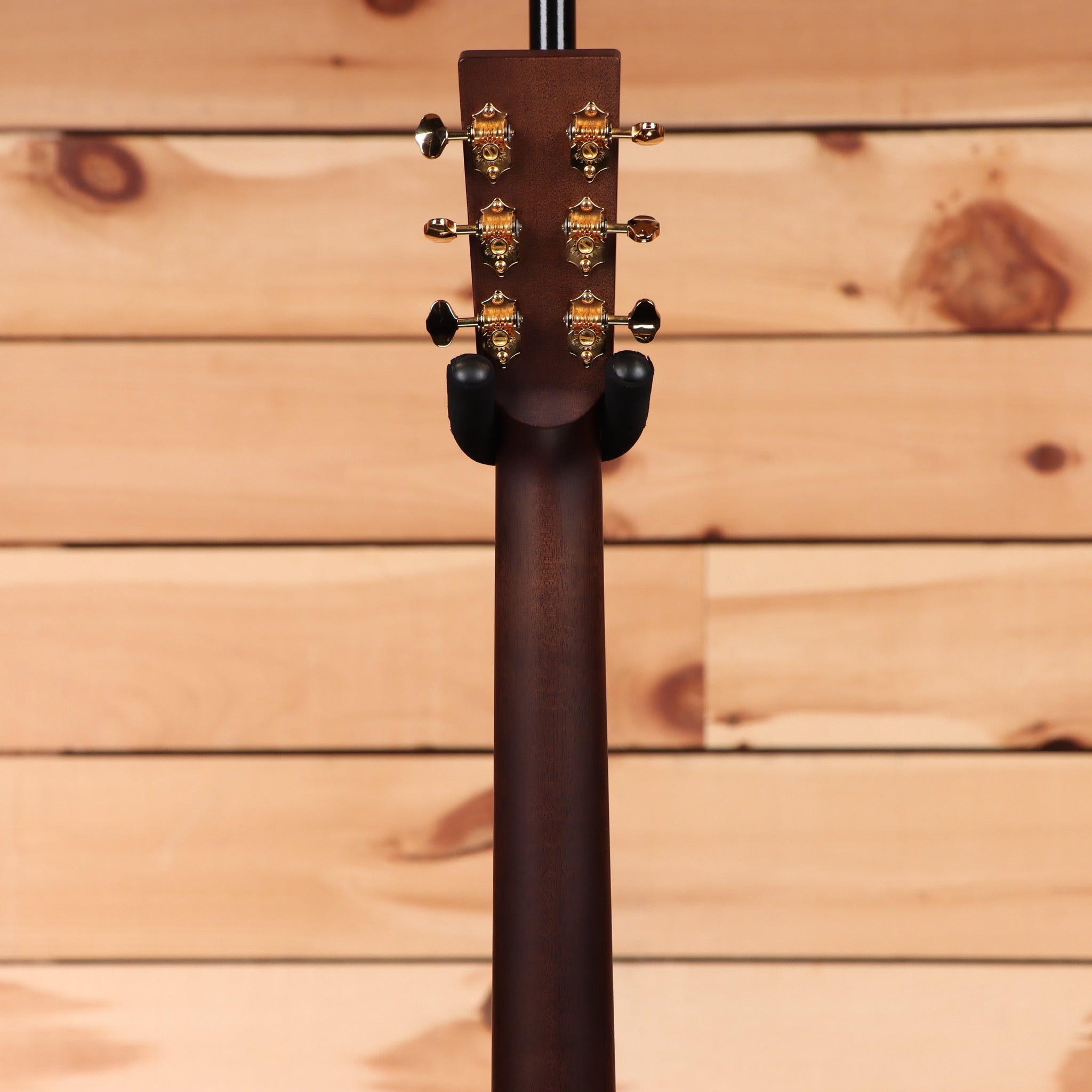 Boucher BG252G dreadnought acoustic guitar natural finish with gold tuning machines