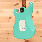 Fender Custom Shop Limited 1950s Stratocaster electric guitar Sea Foam Green with white pickguard and single-coil pickups