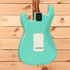 Fender Custom Shop Limited 1950s Stratocaster electric guitar Sea Foam Green with white pickguard and single-coil pickups