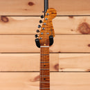 Fender Custom Shop Limited Roasted 1950s Stratocaster electric guitar Sea Foam Green with single-coil pickups and rosewood fretboard
