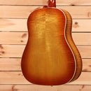 Gibson J-45 Standard acoustic guitar Flame Maple Custom Sunburst with flamed maple back and sides