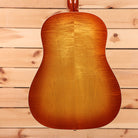 Gibson J-45 Standard acoustic guitar Flame Maple Custom Sunburst with dreadnought body shape