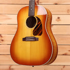 Gibson J-45 Standard acoustic guitar flame maple custom sunburst with dreadnought body shape