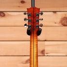 Gibson J-45 Standard acoustic guitar flame maple custom sunburst with chrome tuners
