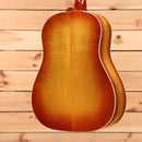 Gibson J-45 Standard acoustic guitar Flame Maple Custom Sunburst with flamed maple top