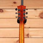 Gibson J-45 Standard acoustic guitar flame maple custom sunburst with chrome tuners