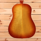 Gibson J-45 Standard acoustic guitar Flame Maple Custom Sunburst with flamed maple top