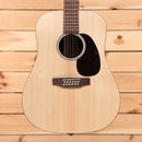 Martin DX2e Brazilian 12-string acoustic guitar natural finish with dreadnought body shape