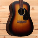 Martin DX2e Ziricote Burst dreadnought acoustic-electric guitar with rosewood back and sides