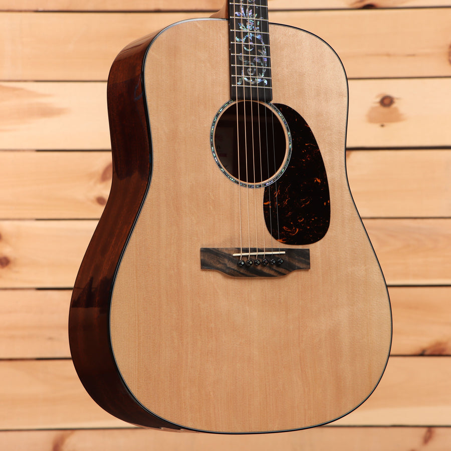 Martin DCFM IV 50th Anniversary dreadnought acoustic guitar natural finish with tortoiseshell pickguard