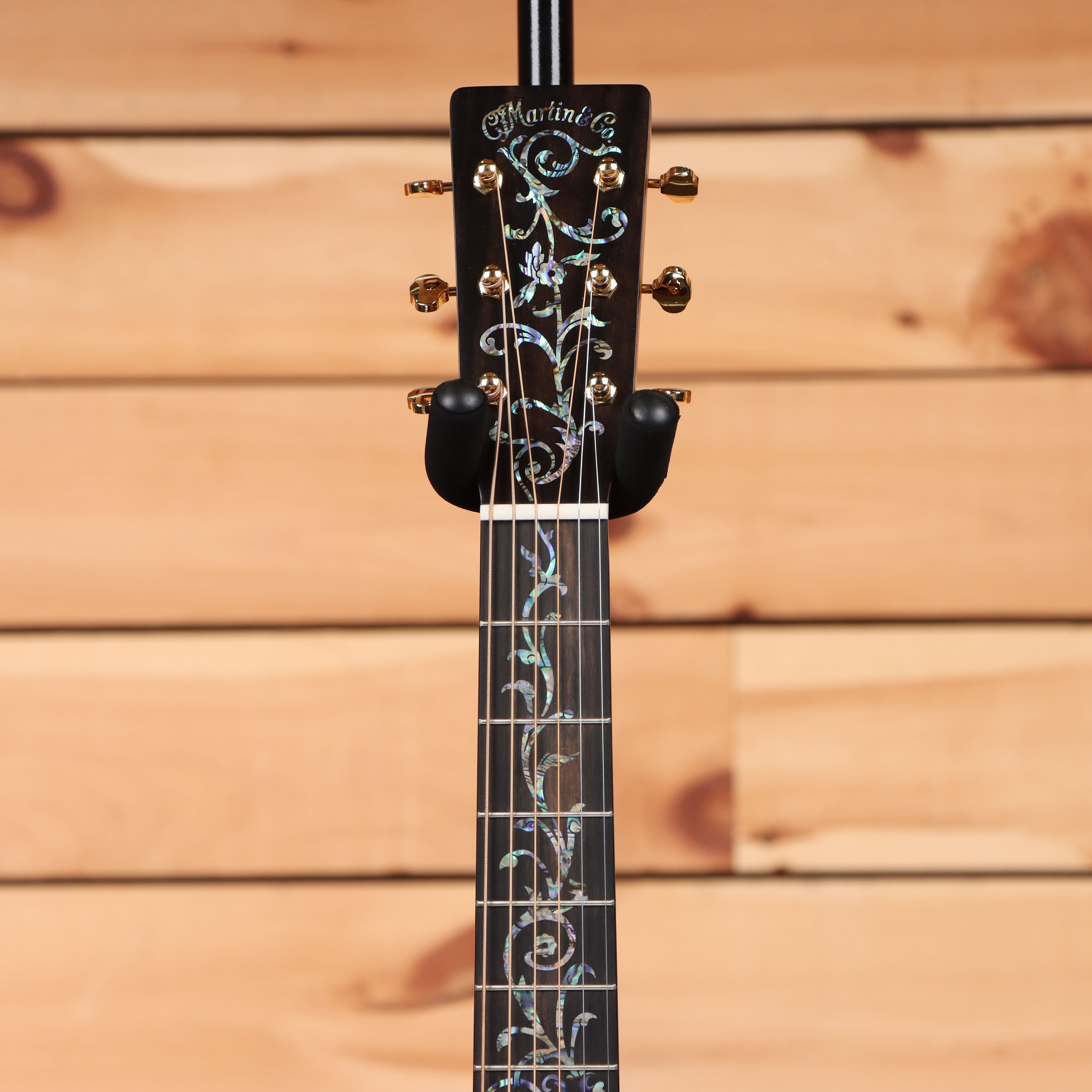 Martin DCFM IV 50th Anniversary acoustic guitar natural finish with abalone inlay fretboard