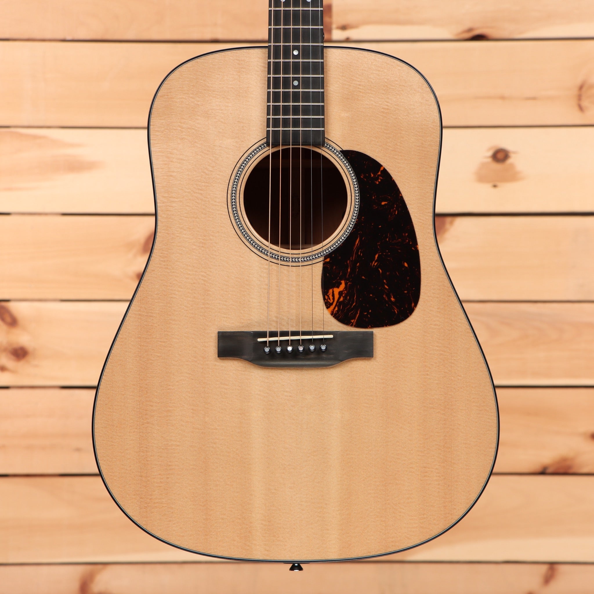 Martin D16E dreadnought acoustic-electric guitar natural finish with tortoiseshell pickguard