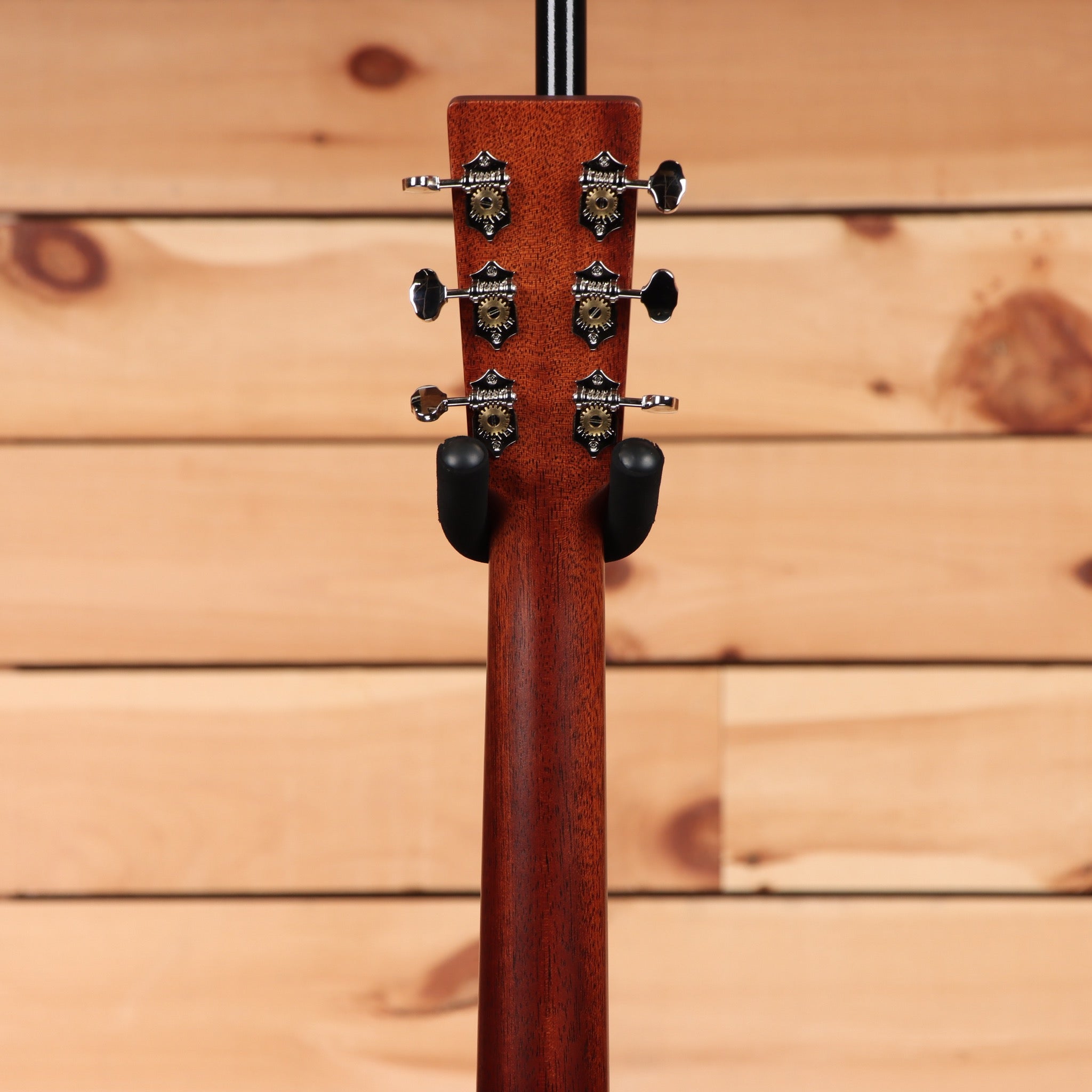 Martin D16E dreadnought acoustic-electric guitar mahogany natural with chrome tuning machines