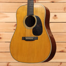 Martin D-28 Authentic 1937 dreadnought acoustic guitar aged natural finish with abalone binding