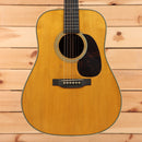 Martin D-28 Authentic 1937 dreadnought acoustic guitar aged natural with abalone binding