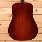 Eastman E10DTC dreadnought acoustic guitar natural finish with figured wood back and sides