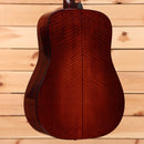 Eastman E10DTC dreadnought acoustic guitar natural finish with flamed mahogany back