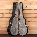 Eastman E10DTC dreadnought acoustic guitar natural finish with gray velvet interior case
