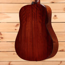 Eastman E10DTC dreadnought acoustic guitar natural finish with mahogany back and sides