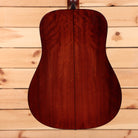 Eastman E10DTC dreadnought acoustic guitar natural finish with solid wood construction
