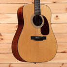 Eastman E10DTC dreadnought acoustic guitar natural finish with rosewood back and sides